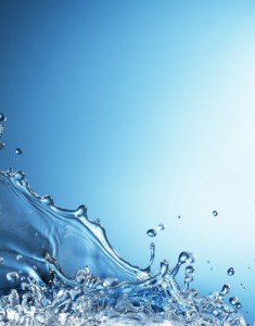 Wasser in Aquaporinen